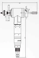 Φρεζοκεφαλή Σωλήνων - V1P ID-Mounted Pipe Beveling Machine