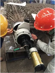 Φρεζοκεφαλή Σωλήνων – V14E ID-Mounted Pipe Beveling Machine (2 Cutters)